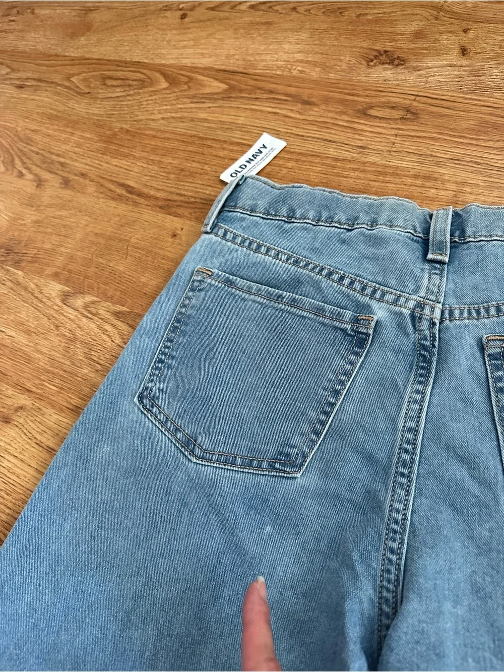 NWT Old Navy Kids High Waist Baggy Wide Leg Jeans 14 Years